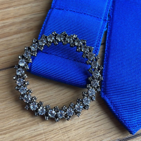 J.Crew Deep Blue Ribbon Belt - Picture 2 of 4